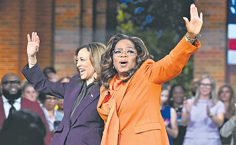 USA Presidential Elections 2024: Kamala Harris joins Oprah Winfrey for star-studded election event