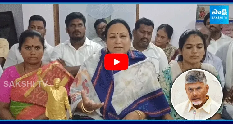 Reddy Shanthi Slams Chandrababu Naidu And Pawan Kalyan