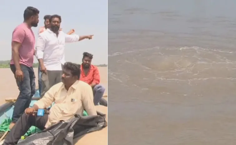 Ongc Gas Leak In Godavari River At Yanam Dariyalathippa