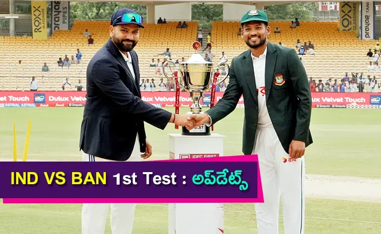 Ind vs Ban 1st Test Chennai 2024 Day 3 Updates And Highlights