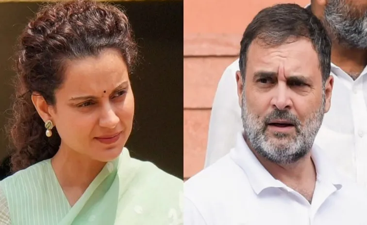 Rahul Doesnot even hesitate to divide country to get into power: Kangana Ranaut