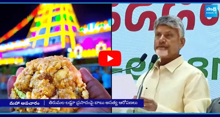 Devotees Fires On Chandrababu Tirumala Laddu Prasadam Comments