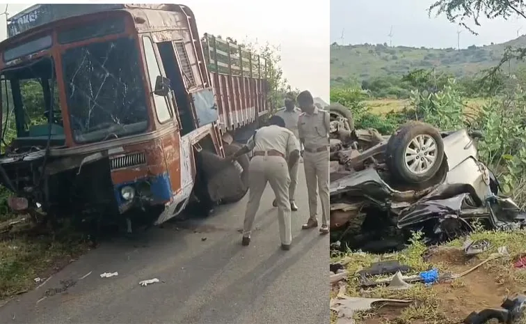 Many People Dead In AP Road Accident