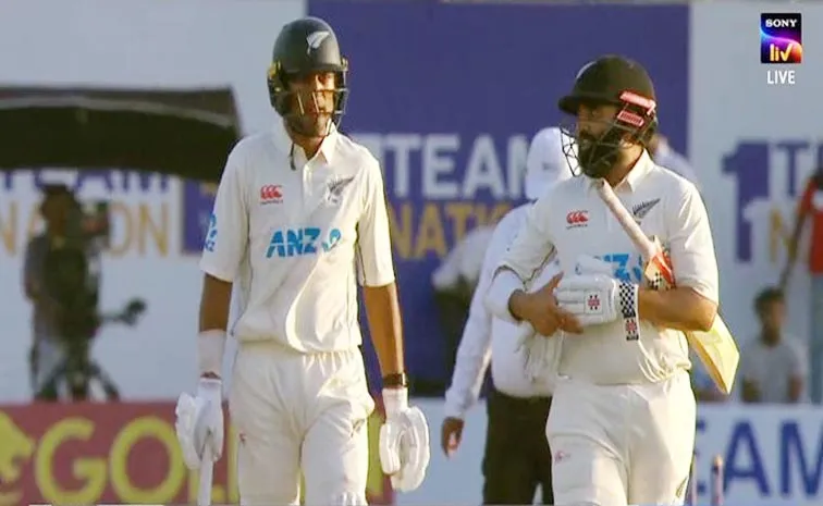 SL VS NZ 1st Test Day 4 Stumps: New Zealand Need 68 Runs To Win Test Match