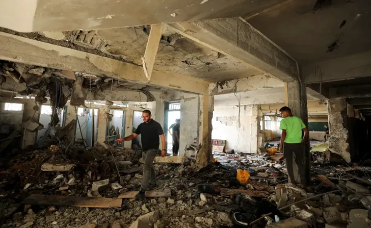 Israeli attack on Gaza school sheltering displaced Palestinians kills 22