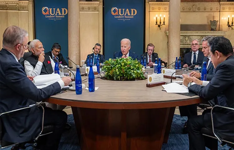 Joe Biden tells Quad leaders China testing us all