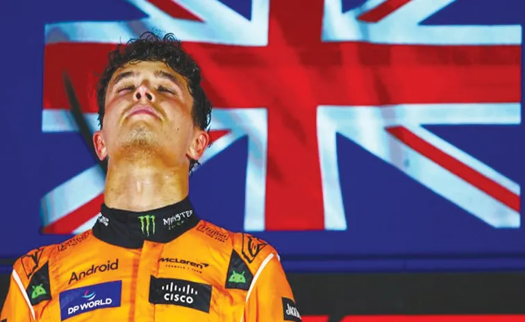 Lando Norris Wins Singapore GP to narrow F1 Title Race with Verstappen