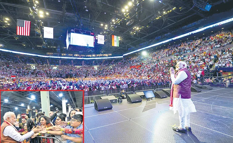 Narendra Modi: Modi addresses Indian diaspora in New York