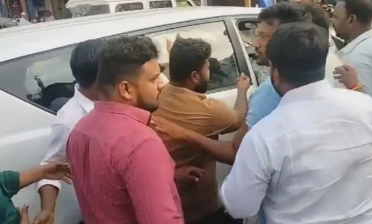 TDP and BJP Activists Attack on Kethireddy Venkatarami Reddy at Dharmavaram