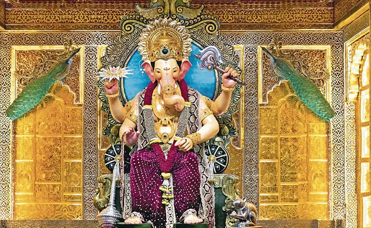 Mumbai Ganesh 2024 Lalbaugcha Raja Receives rs 5.65 Crores Auctions 