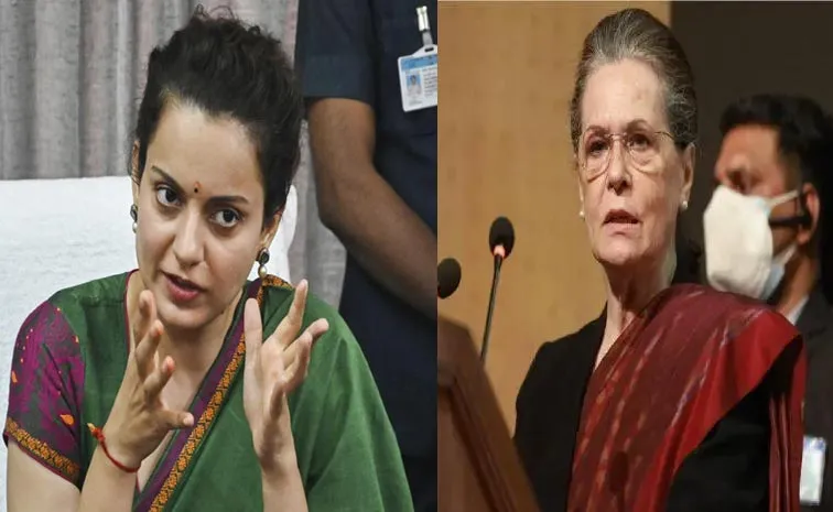 Congress challenges Kangana to prove charge against Himachal govt, Sonia Gandhi