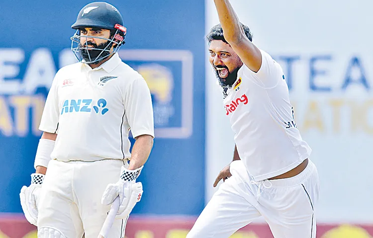 Sri Lanka beat the Kiwis by 63 runs in the first test