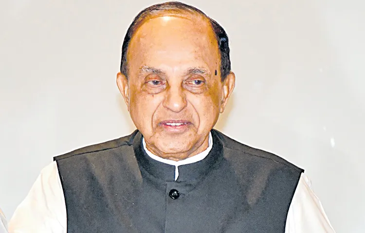 Subramanian Swamy comments over Chandrababu Naidu