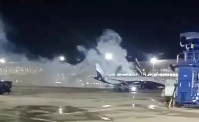 Dubai-bound flight Smoke Emanated From Wing Portion At Tamilnadu