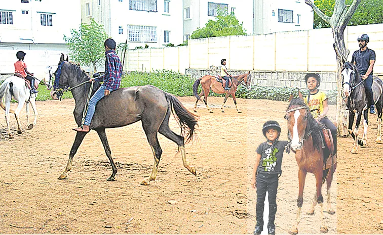 Horse Riding Has Become A Trend In Hyderabad City