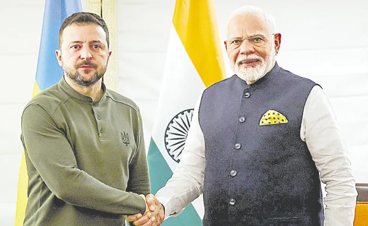 PM Modi meets Ukraine President Zelensky in New York