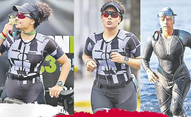 Saiyami Kher becomes first Indian actress to finish the Ironman 70. 3 Triathlon in Germany