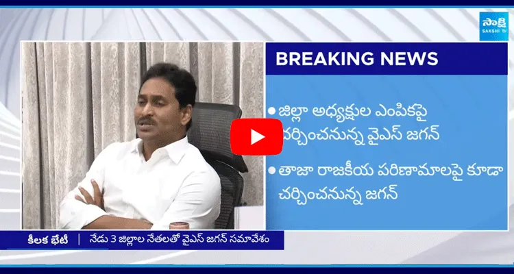 YS Jagan Mohan Reddy Meeting With YCP Leaders