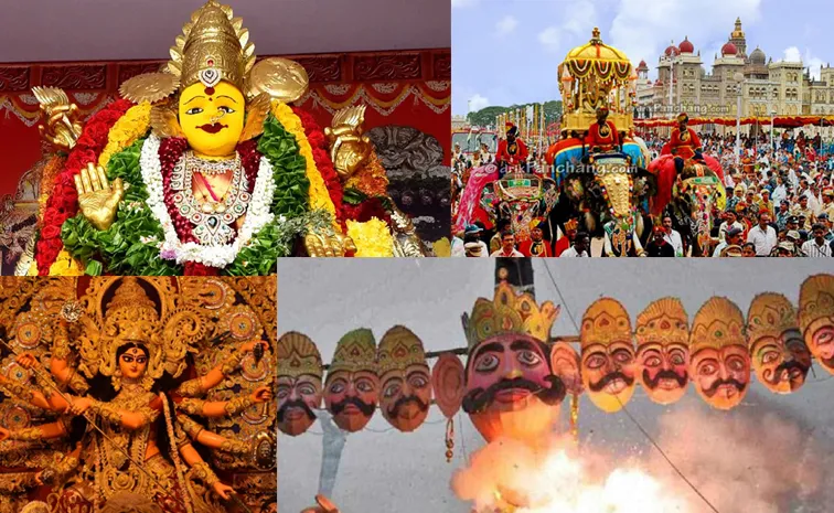 Dussehra 2024  the best places  to visit  in India