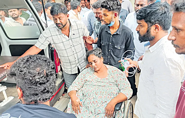 Sarpanch wife attempted suicide