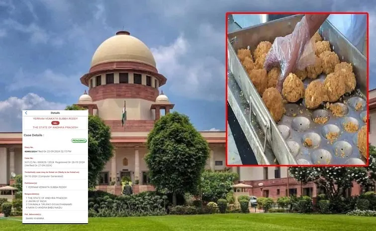 Supreme Court Hearing On YS Subba reddy Petition Over Tirumala Laddu