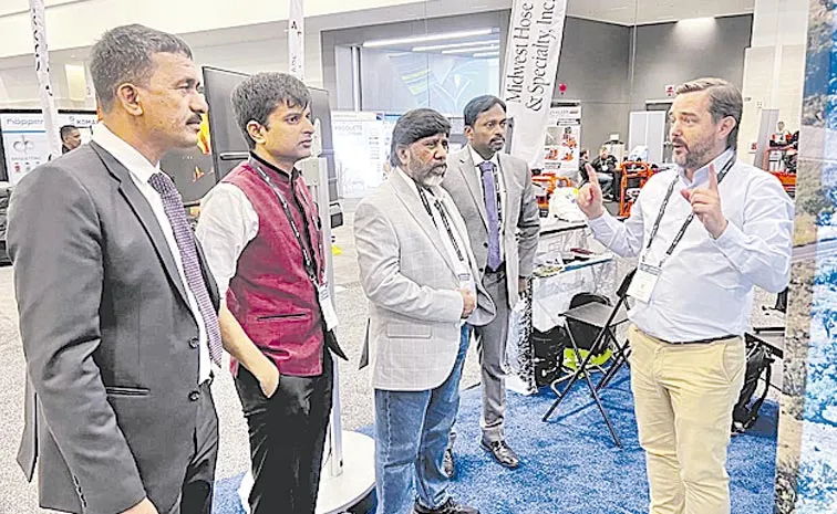 Deputy Chief Minister Bhatti Vikramarka At The Las Vegas Mine Expo