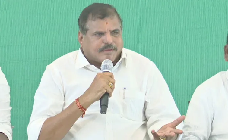 Former Minister Botsa Satyanarayana Pressmeet On Tirupati Issue