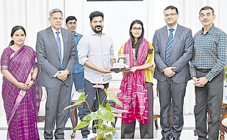 Roshni Nadar invites CM Revanth Reddy for HCL new office inauguration