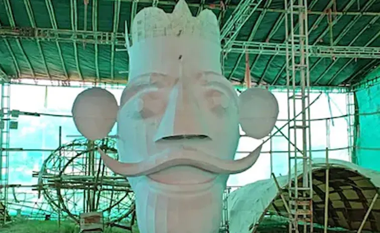 Biggest Ravan is Being Made in Kota