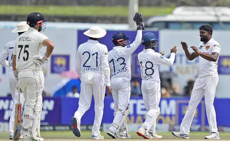 New Zealand Register Their Lowest Total In Tests Against Sri Lanka