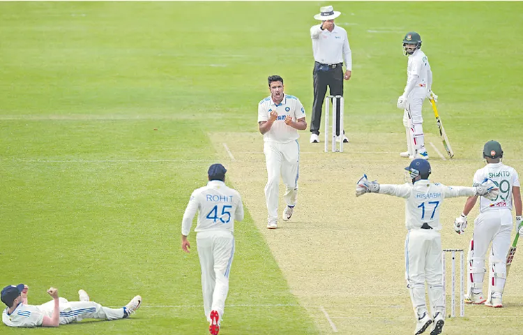 India and Bangladesh second Test  interrupted by rain