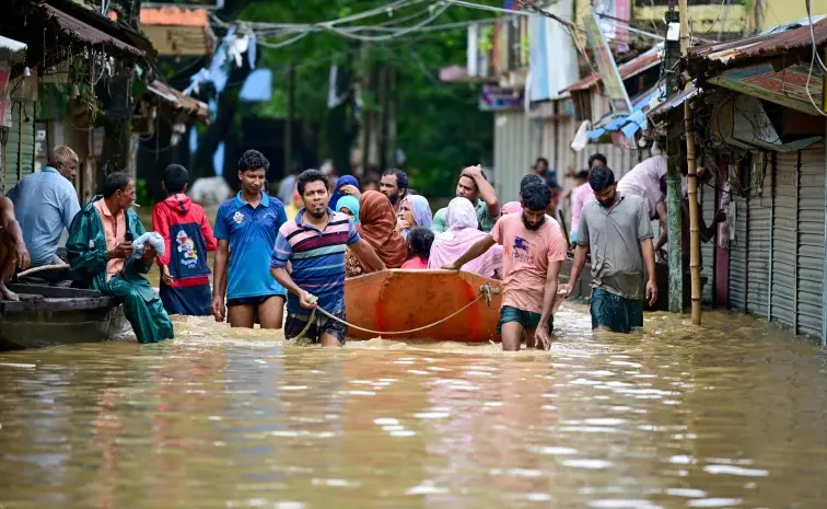 Economy slowdown due to natural disasters in India