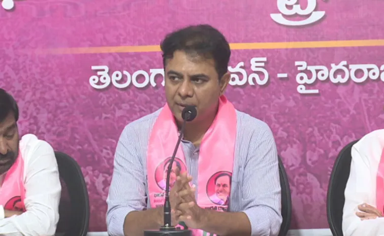 BRS KTR Slams Revanth Reddy Govt Over HYDRA Demolitions