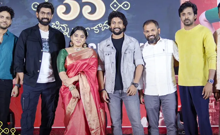 Nani at 35 Chinna Katha kaadu Movie Pre Release Event