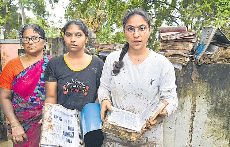 Certificates of about 500 students were swept away in the flood