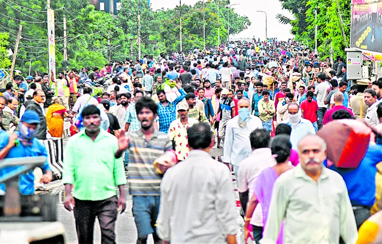 Conditions are miserable at every step in the areas of Vijayawada