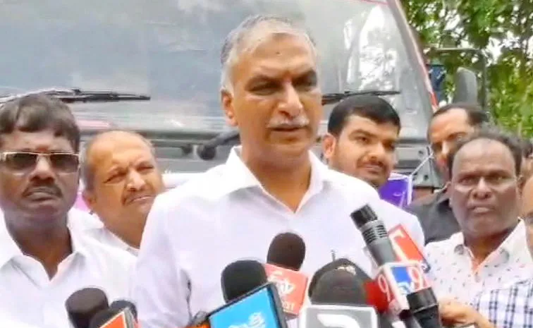 Harish rao Slams Cm Revanth Congress Govt Over Khammam Floods