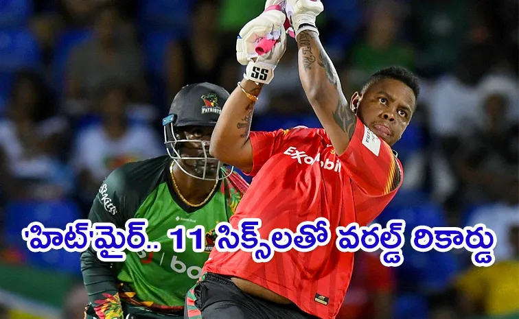 Shimron Hetmyer breaks world record, becomes first batter in T20 cricket history