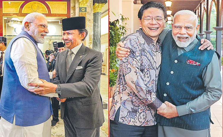 PM Narendra Modi holds bilateral talks with Brunei Sultan on wide-ranging topics