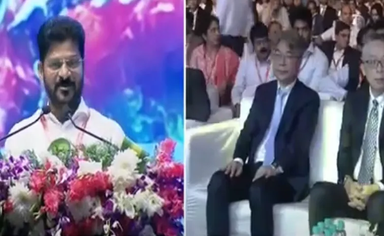 CM Revanth Reddy Attends global ai summit Hyderabad