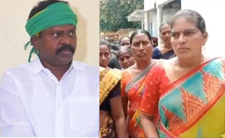 TDP MLA Kolikapudi Srinivasa Rao Over Action Comments On Dwcra Ladies