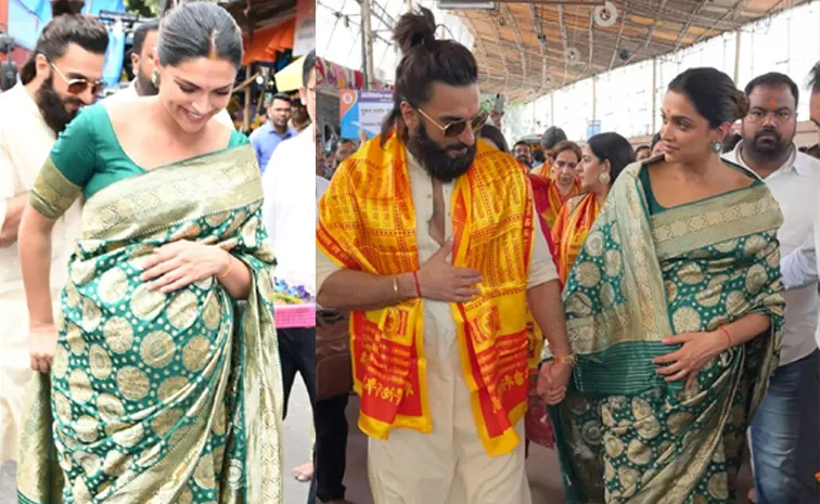 Deepika Padukone And Ranveer Singh Visit Mumbai Siddhivinayak Temple