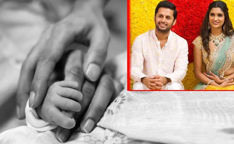 Actor Nithin And Shalini Blessed Baby