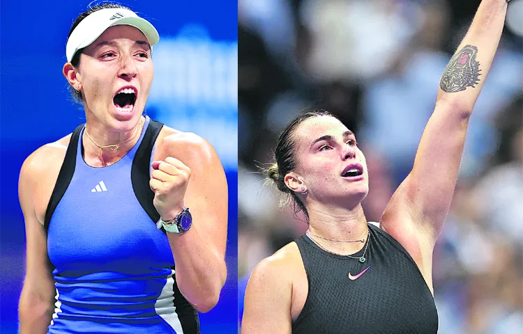 Jessica and Sabalenka in US Open Grand Slam final