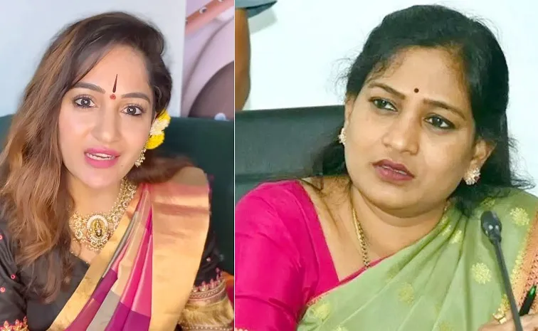 Tollywood Heroine Madhavilatha Comments On AP Home Minister Anitha