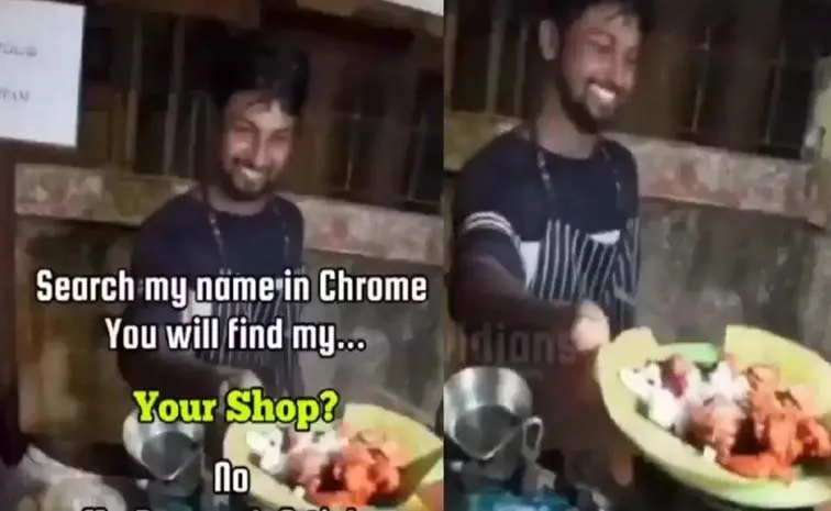 American Vlogger Spots PhD Scholar Selling Street Food In Tamil Nadu