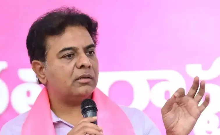 BRS MLA KTR Satirical Comments On Congress Govt