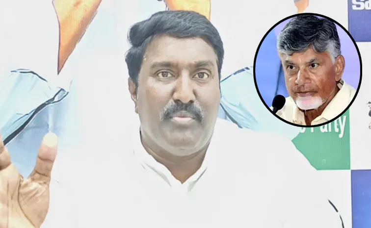 YSRCP Leader Pothina Mahesh Satirical Comments On Chandrababu