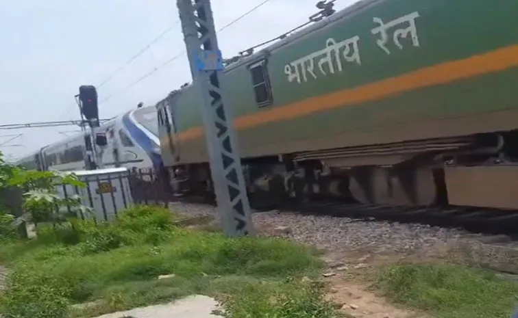 Video: Vande Bharat Train Towed By Another Engine After Facing Technical Glitch