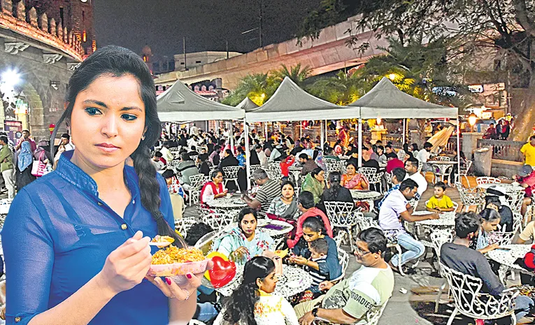 Street food stalls In hyderabad